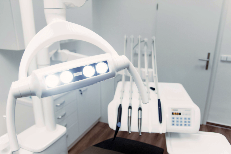 Doctor using advanced medical visualization technology to explain healthcare plans to a patient in a modern medical facility